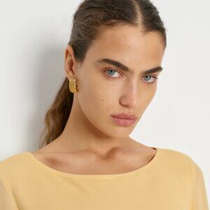 Reformation Esra Mini Dress Yellow - Size S